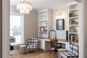 Custom Desk and Bookshelves